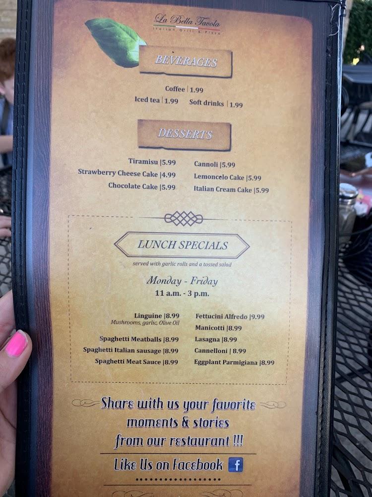 La Bella Tavola Menu image 3